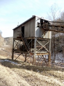 View of the Victor tipple on the ex-Clinchfield, Feb 2011 -Chase Freeman