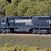 NS GP38-2 kitbashed from Athearn kit by Dan Bourque