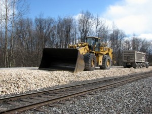 Bucket loader at RJC's Stifflertown, PA loader