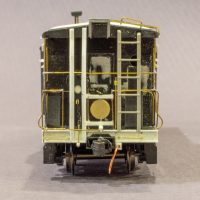 Southern '60s era HO bay window caboose in-progress