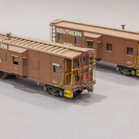 Southern '60s era HO bay window caboose