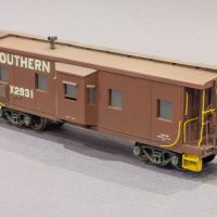 Southern '60s era HO bay window caboose