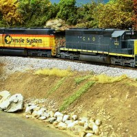C&O SD40 model by Kevin Yackmack