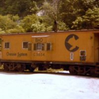 Chessie caboose C3034 Lesage, WV 1978