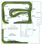Track plan INT Dorchester and Dixiana Branch HO scale - Upper
