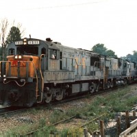 L&N U25C 1511 on coal train