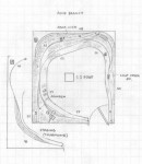 Track plan C&O Rend Branch, WV HO scale