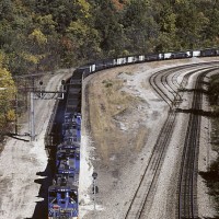 URR train, Duquesne Receiving Yard, PA