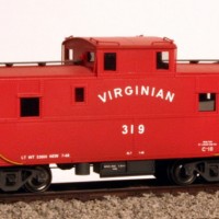 Virginian caboose in HO by Jerry Hammond